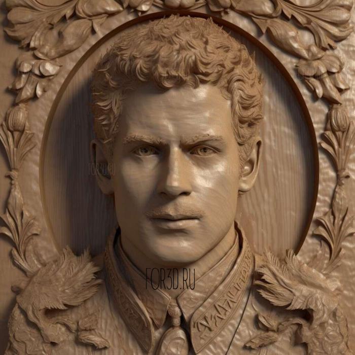 Prince Harry 3 stl model for CNC